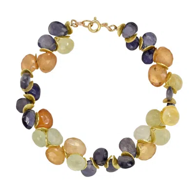 Lori Kaplan Design Women's Gold / Yellow Harvest Moon Series Signature Bracelet