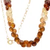Lori Kaplan Design Women's Gold / Yellow Hessonite Onion Necklace In Gold