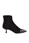 Loriblu Black Ankle Boot In Black