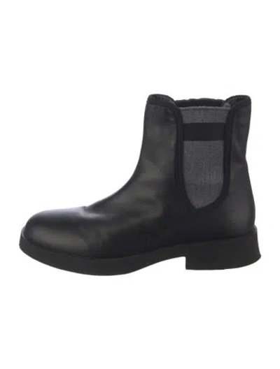 Pre-owned Loriblu Leather Chelsea Boots In Blue