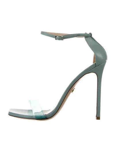 Pre-owned Loriblu Leather Sandals In Green