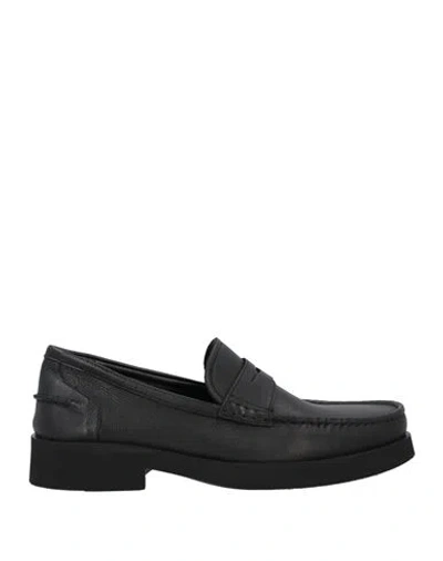 Loriblu Man Loafers Black Size 8 Leather