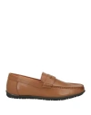 Loriblu Man Loafers Tan Size 9 Leather In Tan