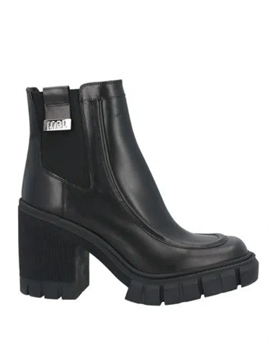 Loriblu Woman Ankle Boots Black Size 10 Calfskin