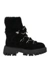 Loriblu Woman Ankle Boots Black Size 7 Leather In Black