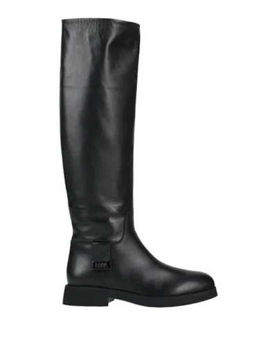 Loriblu Woman Boot Black Size 8 Leather