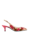 Shop Loriblu Woman Pumps Blush Size 7 Leather, Textile Fibers In Pink