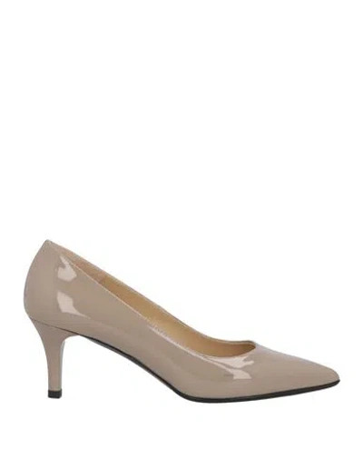 Loriblu Woman Pumps Dove Grey Size 7 Leather