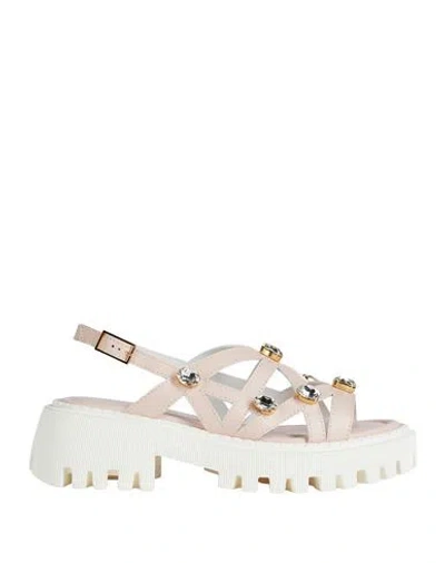 Loriblu Woman Sandals Pink Size 7 Calfskin