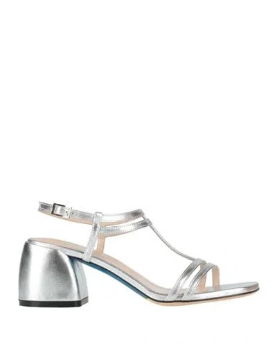 Loriblu Woman Sandals Silver Size 6 Leather