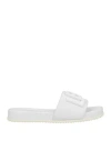 Loriblu Woman Sandals White Size 8 Leather In White