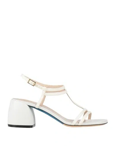 Loriblu Woman Sandals White Size 9 Leather