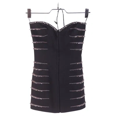 Pre-owned Loris Azzaro Azzaro Sexy Dress In Black