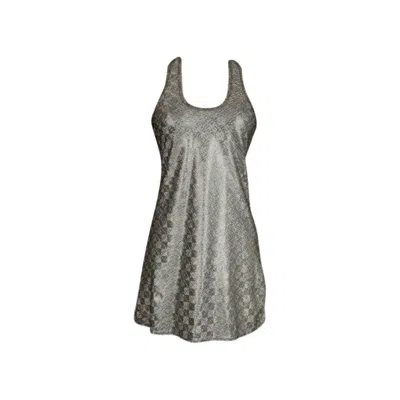 Pre-owned Loris Azzaro Azzaro Silver Mini Dress