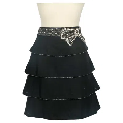 Pre-owned Loris Azzaro Azzaro Skirt In Black
