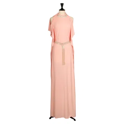 Pre-owned Loris Azzaro Dress By  Circa 1970 In Orange