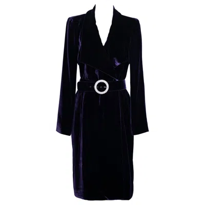 Pre-owned Loris Azzaro Purple Velvet Dress Collection, 2005