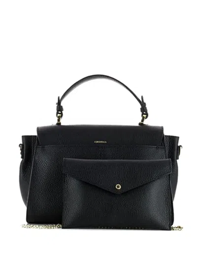Loristella Flap Tote Bag In Black