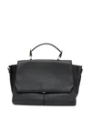 Loristella Flap Tote Bag In Black