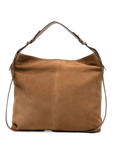 Loristella Giorgia Cigar-colored Shoulder Bag