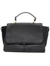 Loristella Flap Tote Bag In Black
