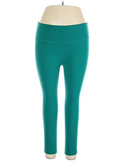 Pre-owned Lorna Jane Active Active Pants In Green