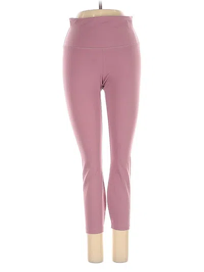 Pre-owned Lorna Jane Active Active Pants In Pink