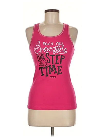 Pre-owned Lorna Jane Active Active Tank Top In Pink