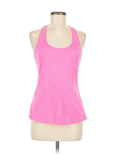 Pre-owned Lorna Jane Active Sleeveless Top Pink Scoop Neck Tops