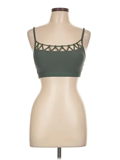 Pre-owned Lorna Jane Active Sports Bra In Green