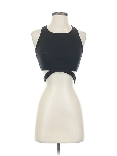 Pre-owned Lorna Jane Active Tank Top Black Halter Neckline Tops