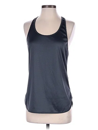 Pre-owned Lorna Jane Active Tank Top Gray Halter Neckline Tops