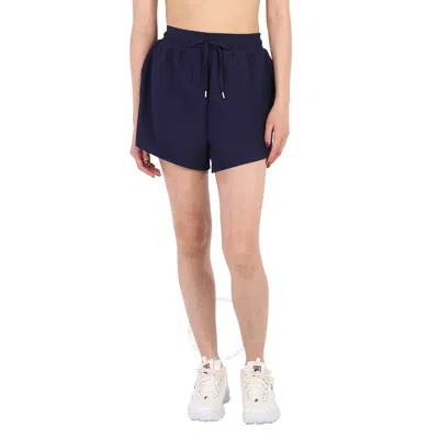 Lorna Jane Ladies French Navy Recovery Rib Shorts In Blue