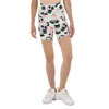 LORNA JANE LORNA JANE LADIES HIBISCUS PRINT HI-FOLD BIKE SHORTS