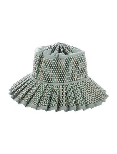Pre-owned Lorna Murray Island Capri Hat W/tags In Green