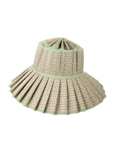 Pre-owned Lorna Murray Island Capri Hat W/tags In Green