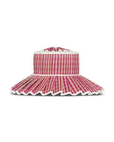 Lorna Murray Luxe Capri Straw Hat In Orange
