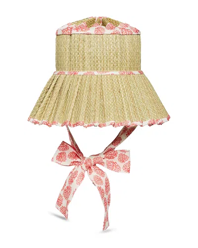 Lorna Murray Luxe Ravello Straw Hat In Green
