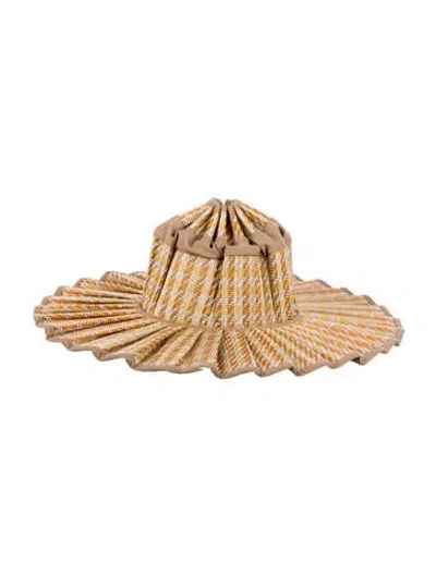 Pre-owned Lorna Murray Natural Fibres Hat In Neutral