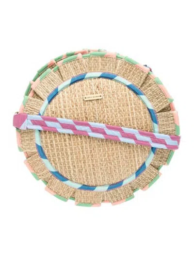 Pre-owned Lorna Murray Raffia Shoulder Bag In Neutrals