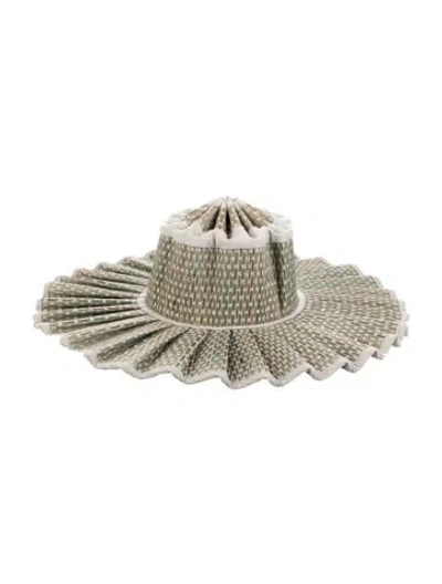 Pre-owned Lorna Murray Sun Hat In Green