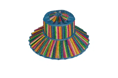 Lorna Murray Women's Luxe Capri Hat In Sensation Denim In Multi