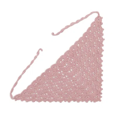 Lorna Murray Women's Pink / Purple Rose Pink |flower Market Kerchief In Pink/purple