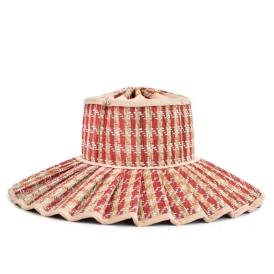 Lorna Murray Women's Red Vernazza Luxe Capri Maxi Hat