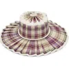 Lorna Murray Women's Red / White / Neutrals Singapore Island Capri Maxi Hat In Red/white