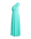 Lorna Woman Maxi Dress Turquoise Size S Polyester In Blue