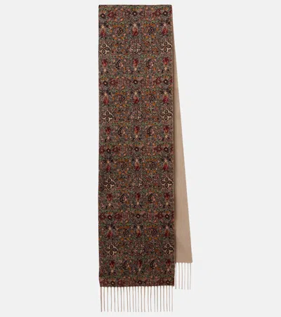 Loro Piana Cashmere Scarf In Brown