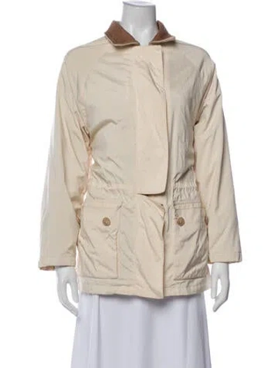 Pre-owned Loro Piana 1992 Horsey Coat In Neutral