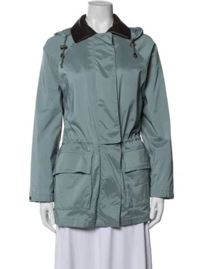 Pre-owned Loro Piana 1992 Horsey Parka In Blue