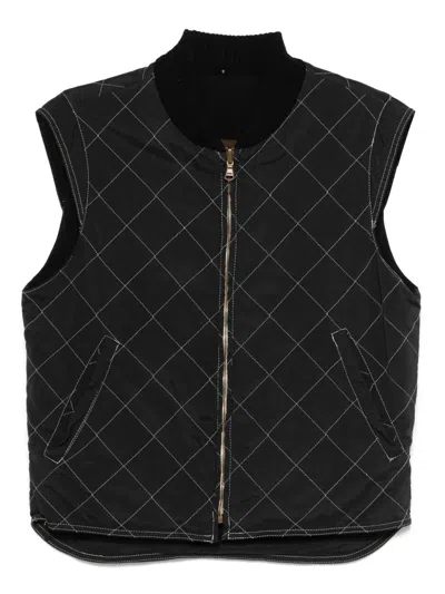 Pre-owned Loro Piana 2000s Diamond-stitching Vest